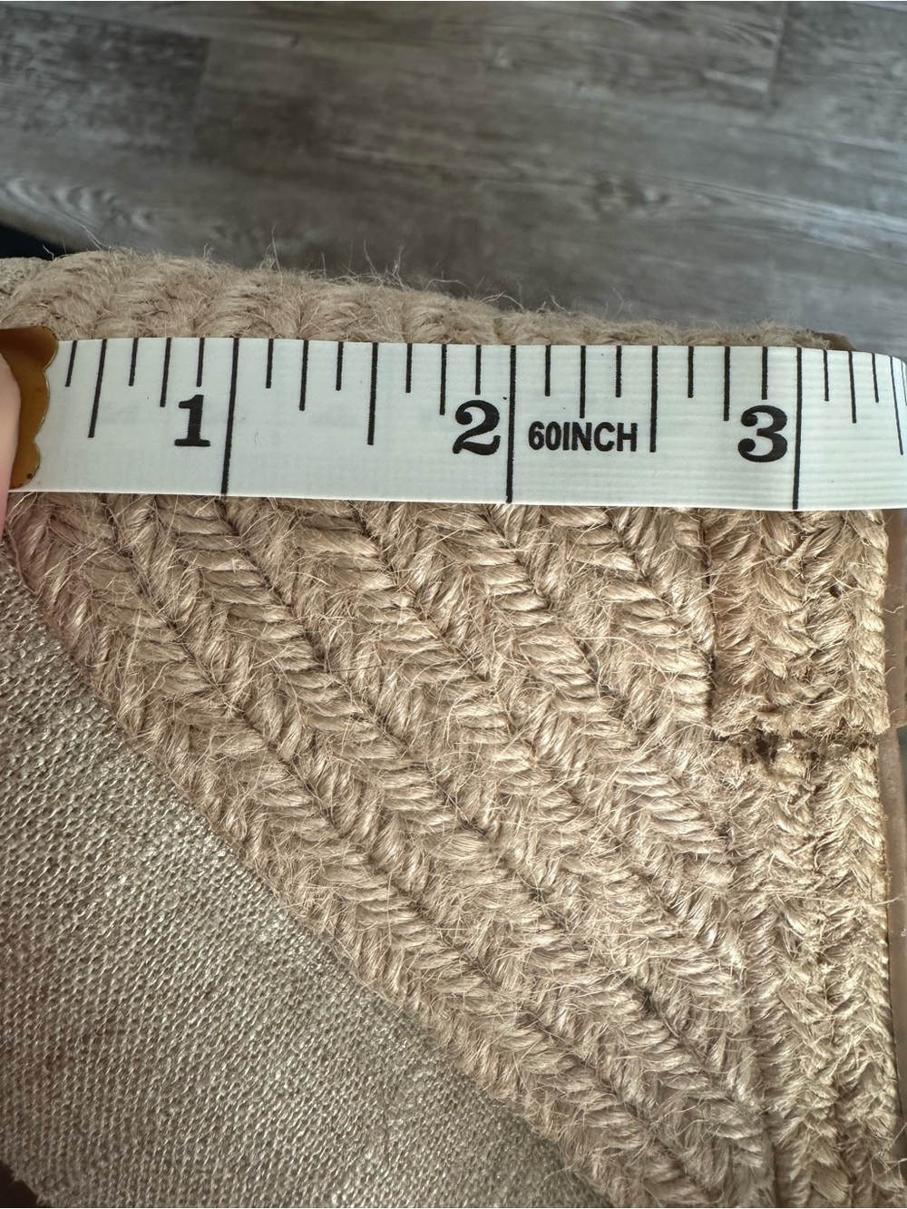J.Crew Gold Shimmer Beige Espadrille Wedge Pumps size 11 - Picture 6 of 6
